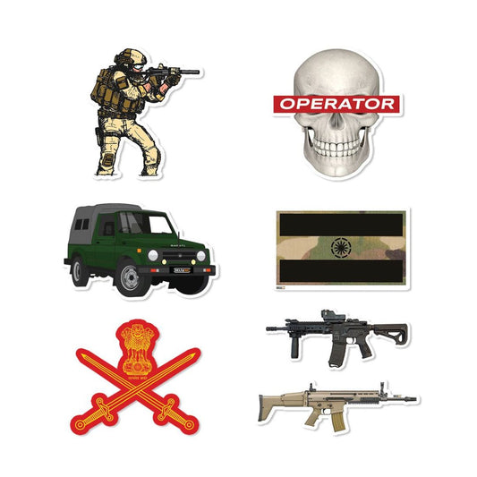 Army Mini Military Stickers Combo