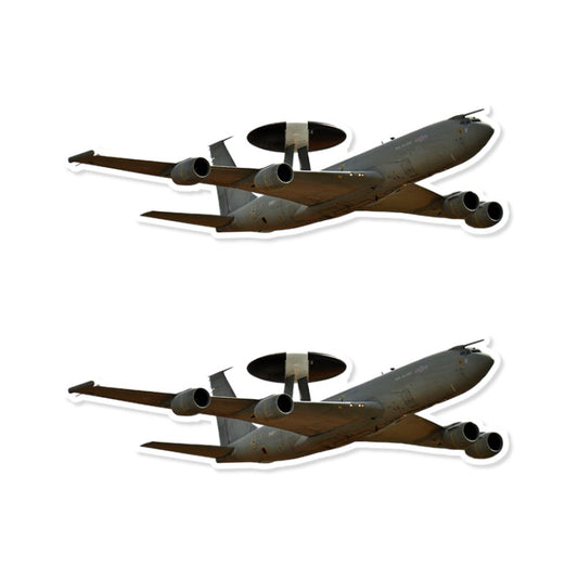 Mini Boeing E-3 Sentry Airborne Early Warning Aircraft Sticker