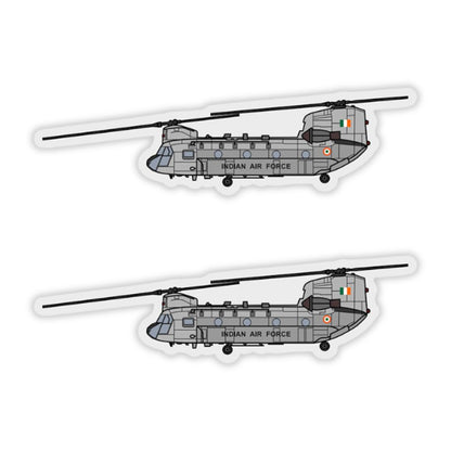 Mini Chinook Helicopter Sticker 