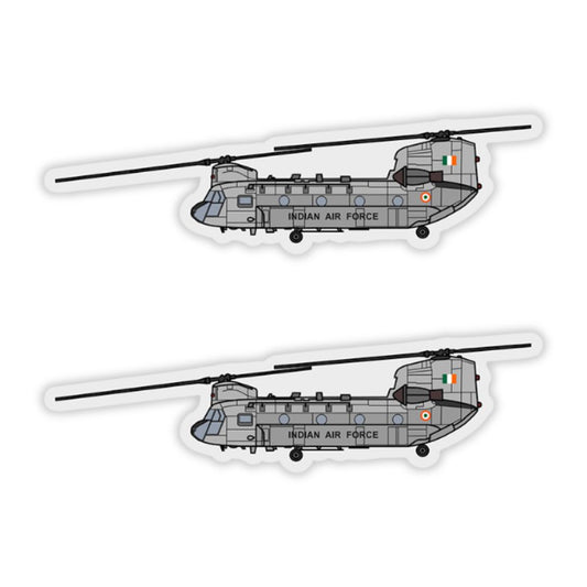 Mini Chinook Helicopter Sticker 