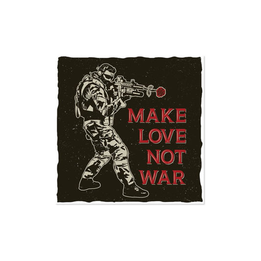 Mini Fridge Magnet - Make Love  Not War