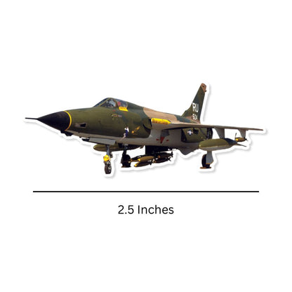 Mini Fridge Magnet - Republic F-105 Thunderchief Dimensions
