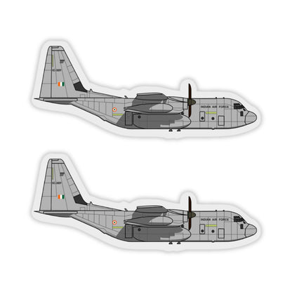 Mini IAF Hercules Aircraft Sticker