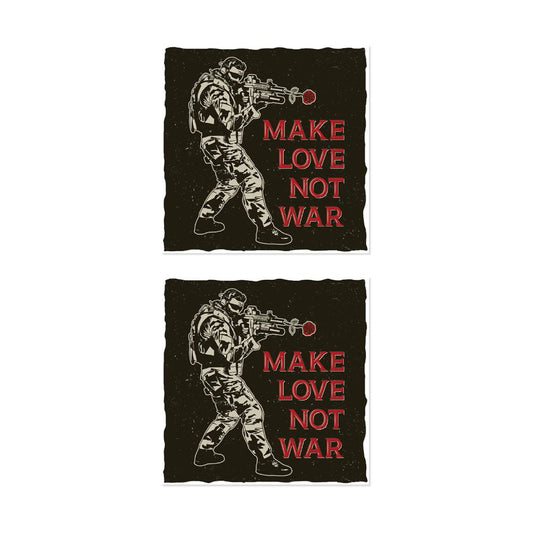 Mini Make Love Not War Sticker 