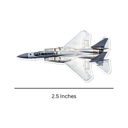Mini McDonell Douglas F-15 Eagle Sticker Dimensions