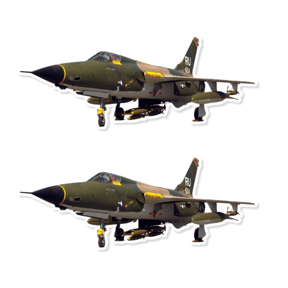 Mini Republic F-105 Thunderchief Sticker
