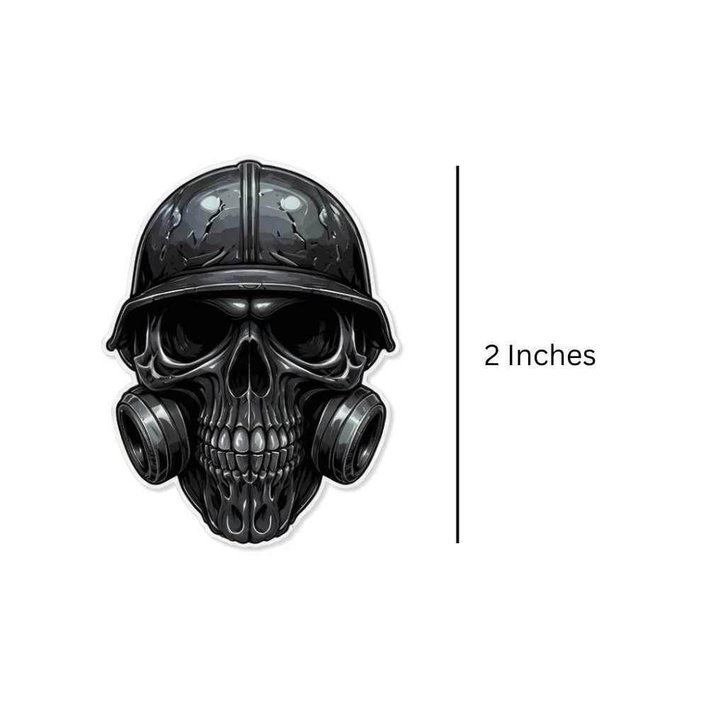 Mini Skull Tribe Sticker Dimensions