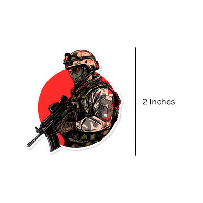 Mini Soldier’s Legacy Sticker Dimensions