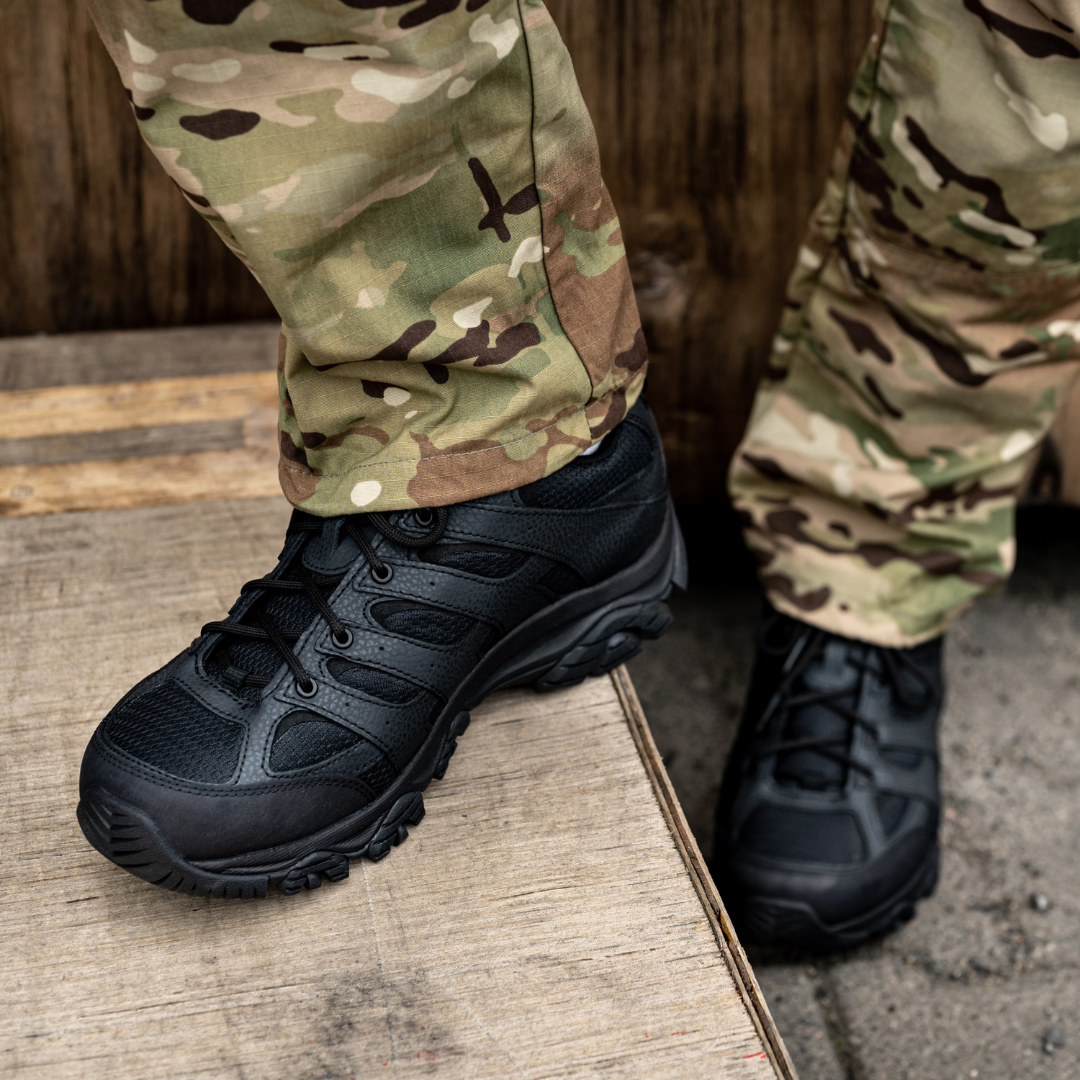 Merrell Men's Moab 3 8" Tactical Zip Waterproof Boot - Black