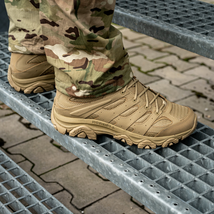 Merrell Men's Moab 3 8" Tactical Zip Waterproof Boot - Coyote