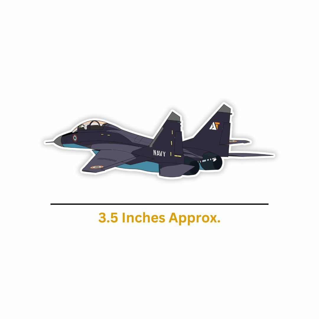 Indian Navy MiG 29K Sticker - Pack of 2