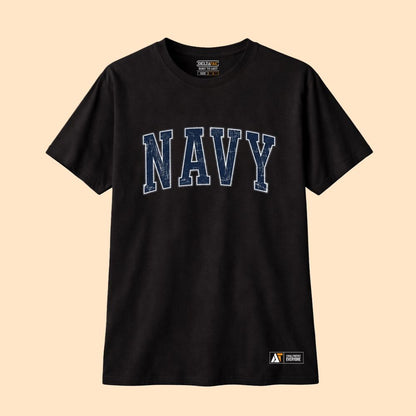 Indian Navy Typography T-Shirt| Tactical Naval Essential