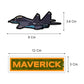 Indian Navy MiG 29K and Maverick Name Tab Sticker Combo