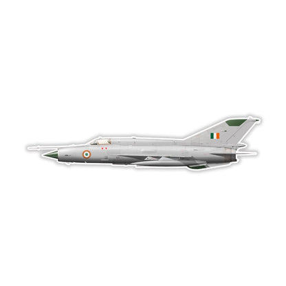 MiG-21 Lithograph Magnet – Iconic Side Profile of India’s Legendary Jet