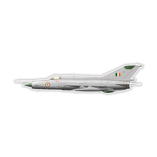 MiG-21 Lithograph Magnet – Iconic Side Profile of India’s Legendary Jet