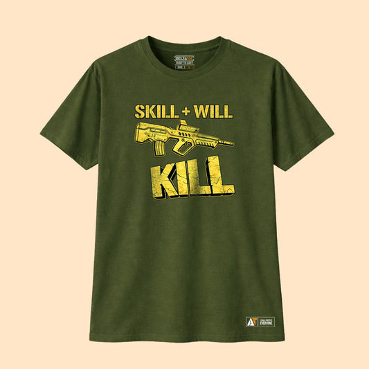 Gun Olive Green Color tshirt