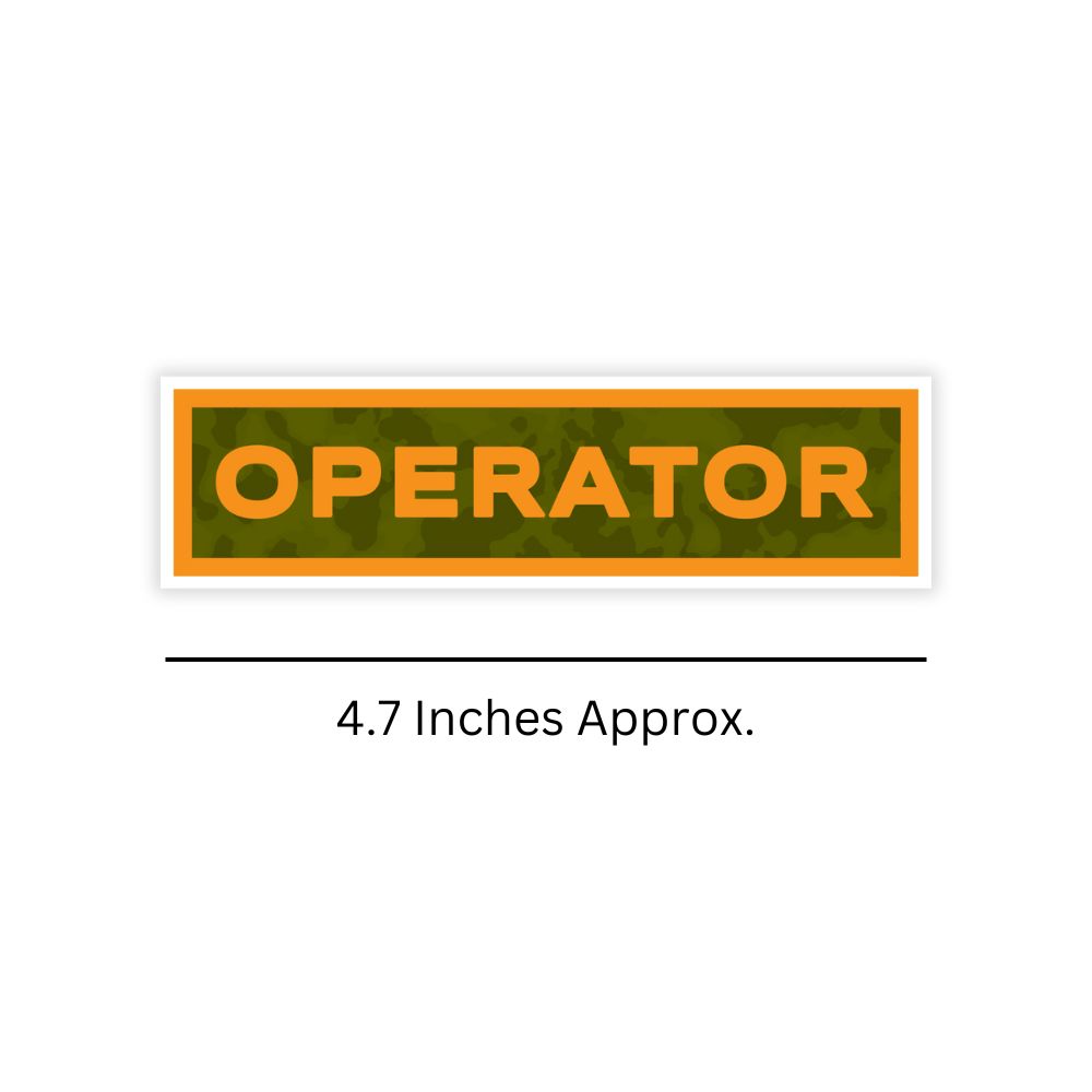 Operator Name Tab Stickers - Pack of 2