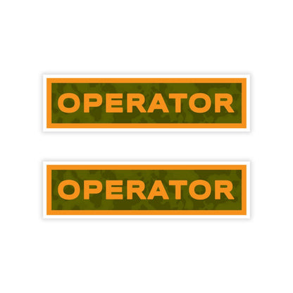 Operator Name Tab Stickers