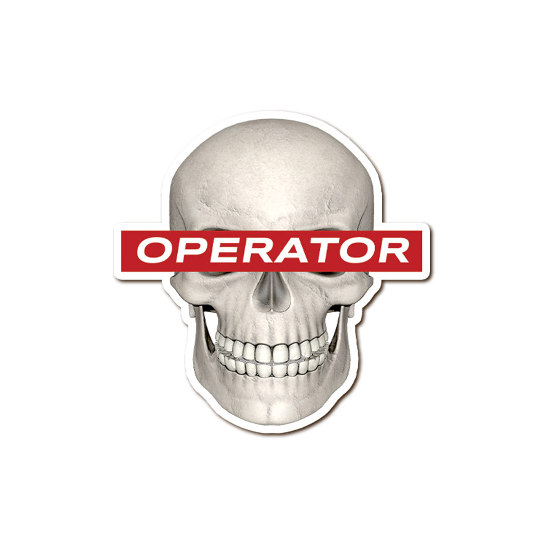 Skull Operator Fridge Mini Magnet