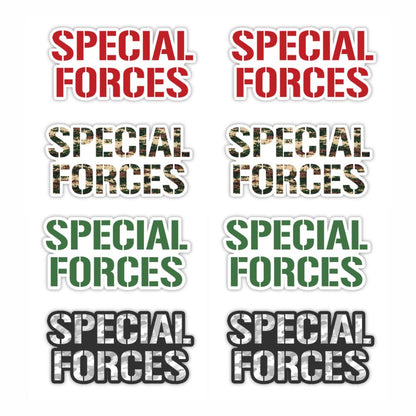 Special Forces Typography Vinyl Sticker
