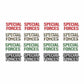 Special Forces Typography Vinyl Sticker