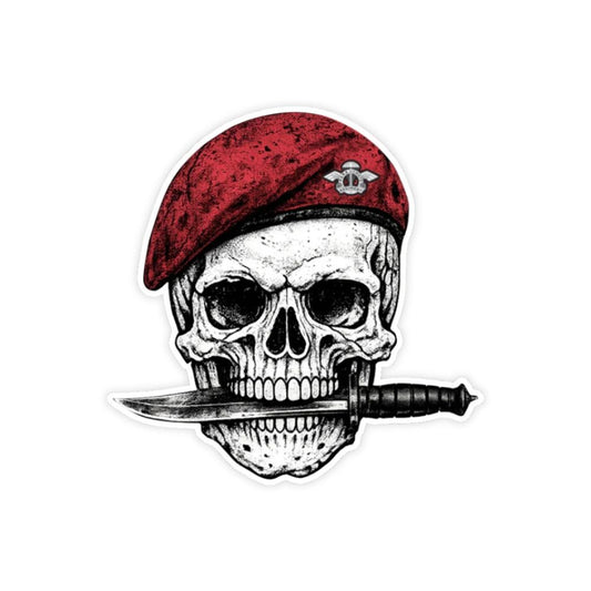 Para SF Silent Entry Fridge Magnet – Red Beret Operator Bayonet Artwork | Indian Special Forces Inspired