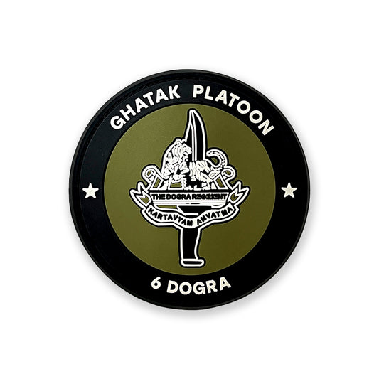 Ghatak Platoon Six Dogra Infantry Regiment PVC Velcro Patch