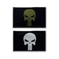 Tactical Velcro Punisher Patches - Set of 2 Embroidered Skull Design