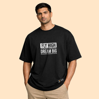 Fly High Dream Big Oversized T-shirt