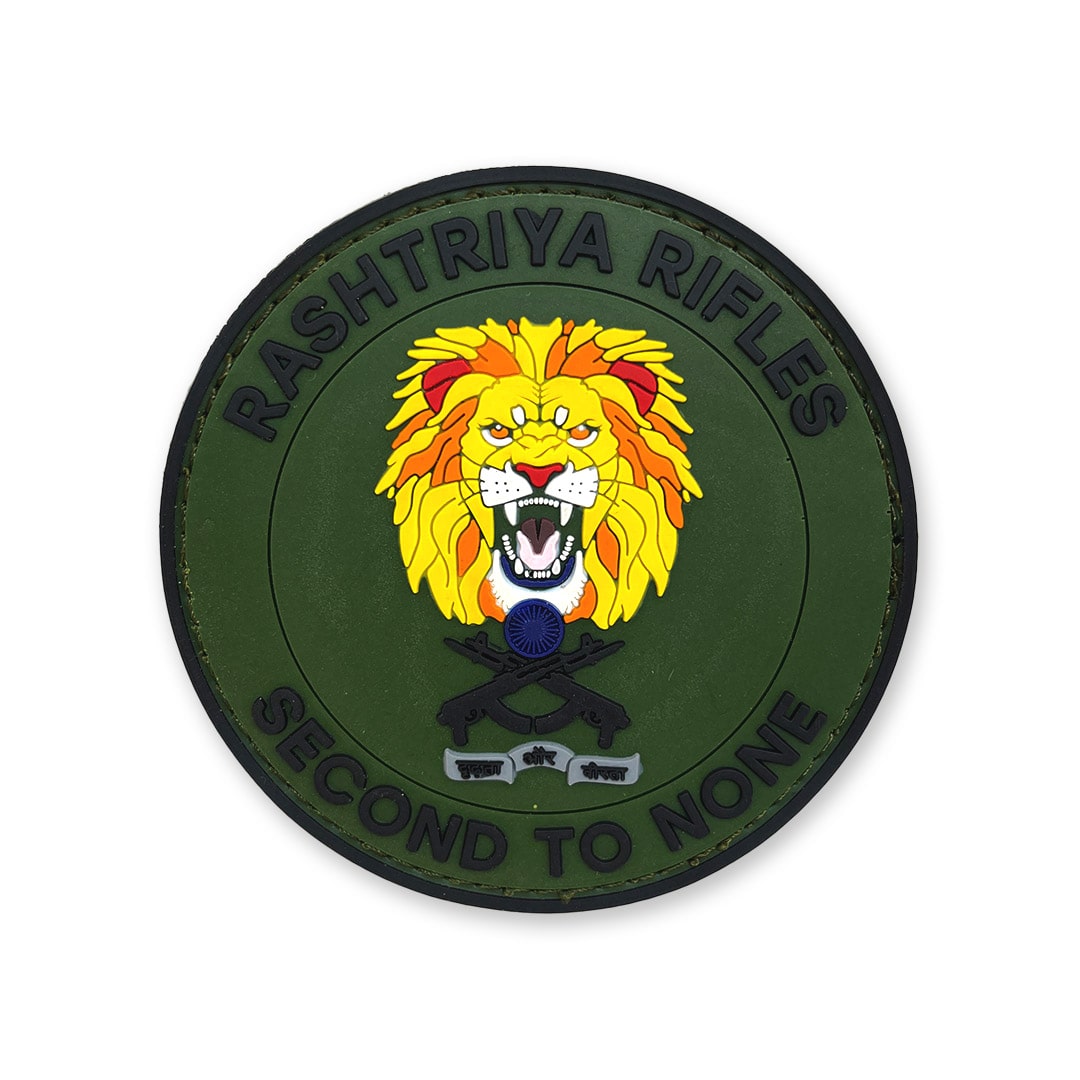 Rashtriya Rifle PVC Velcro Patch