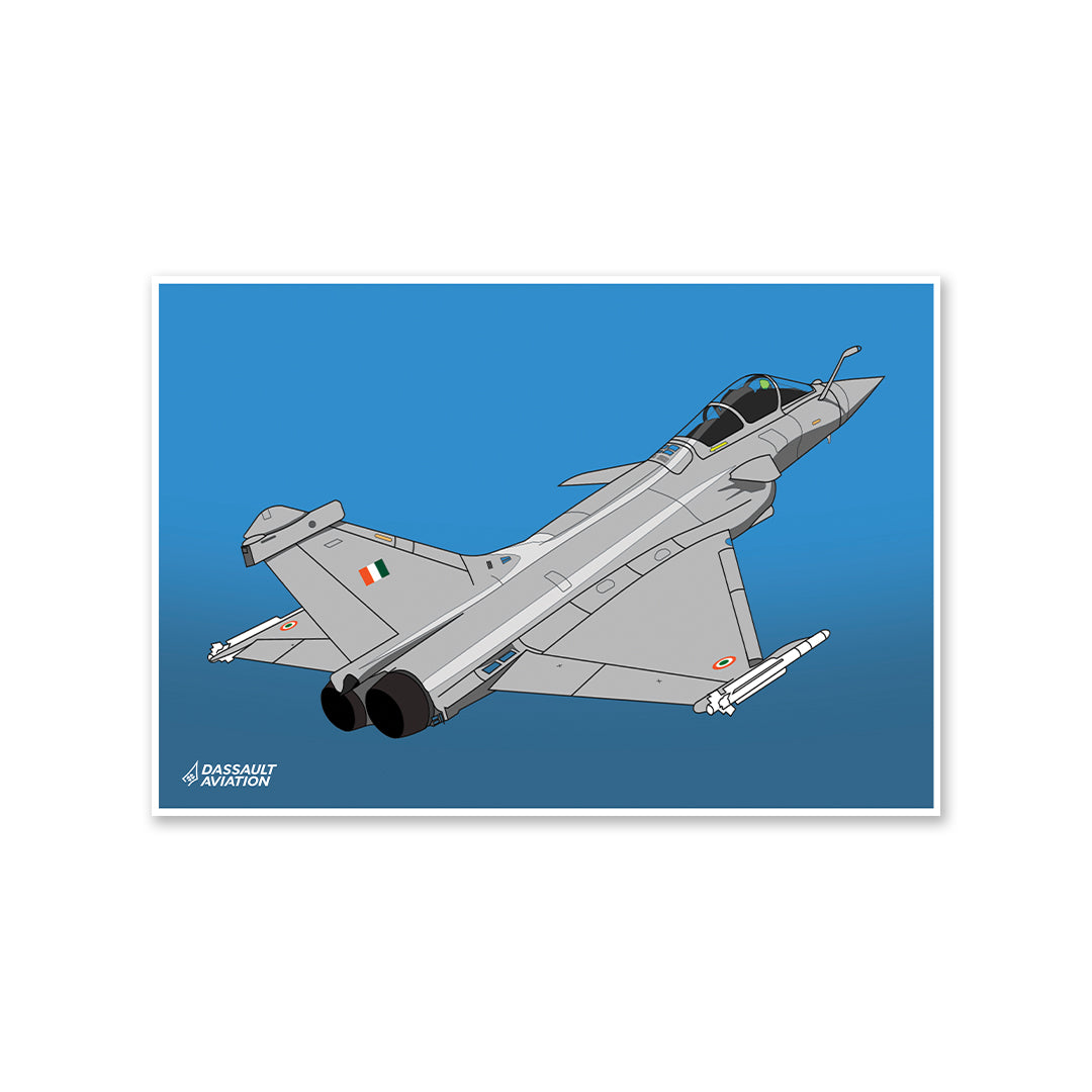 Indian Air Force Dassault Rafale Poster