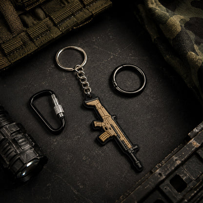 FN SCAR-H Battle Rifle 3D Keychain – Tactical Rifle Keyring for Military Enthusiasts by Deltatac