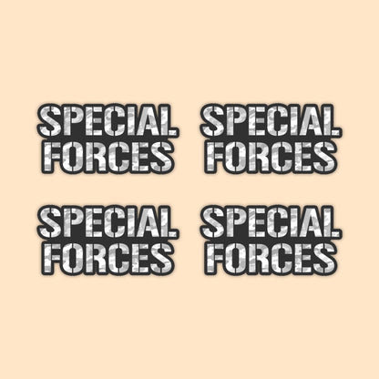 Special Forces Typography Vinyl Sticker