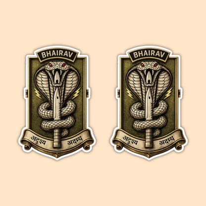 Bhairav Battalion Vinyl Sticker