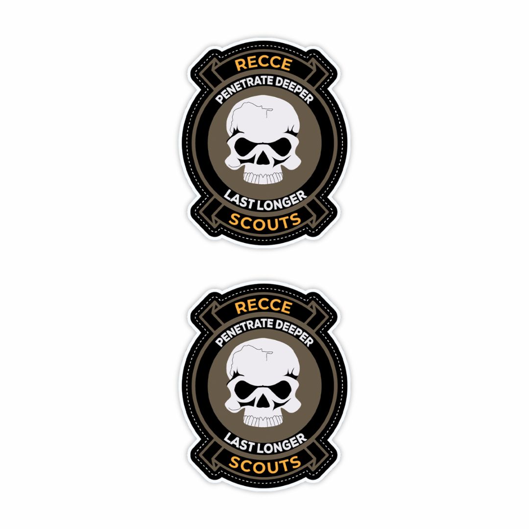 Recce Scouts-Penetrate Deeper, Last Longer Sticker