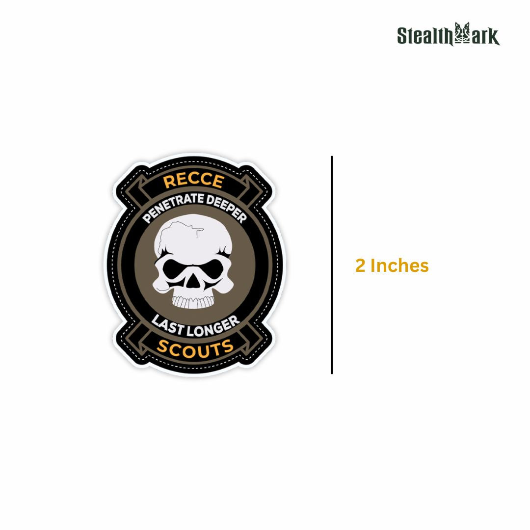 Recce Scouts-Penetrate Deeper, Last Longer Sticker