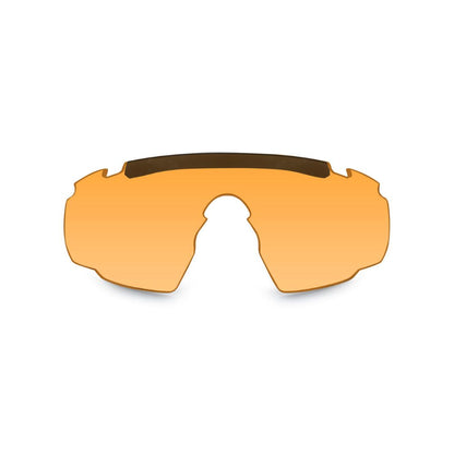 Saber Advanced Sunglasses - Matte Black Frame with Light Rust Shields Interchange