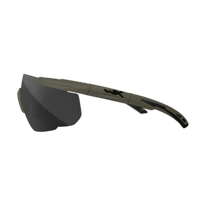 Saber Advanced Sunglasses - Matte OD Green Frame with Smoke Grey Interchange