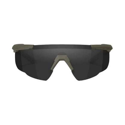 Saber Advanced Sunglasses - Matte OD Green Frame with Smoke Grey Interchange