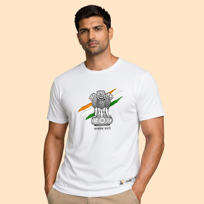 State Emblem of India Oversized T-Shirt