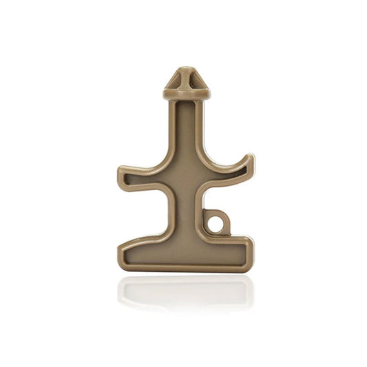Self Defense Stinger Tool Keychain- Khaki Brown