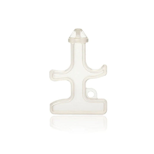 Self Defense Stinger Tool Keychain- Clear White