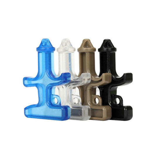 Self Defense Stinger Tool Keychain Combo- Clear White, Clear Blue , Khaki Brown, Black