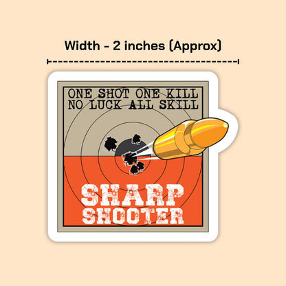 Shooter Vinyl Sticker