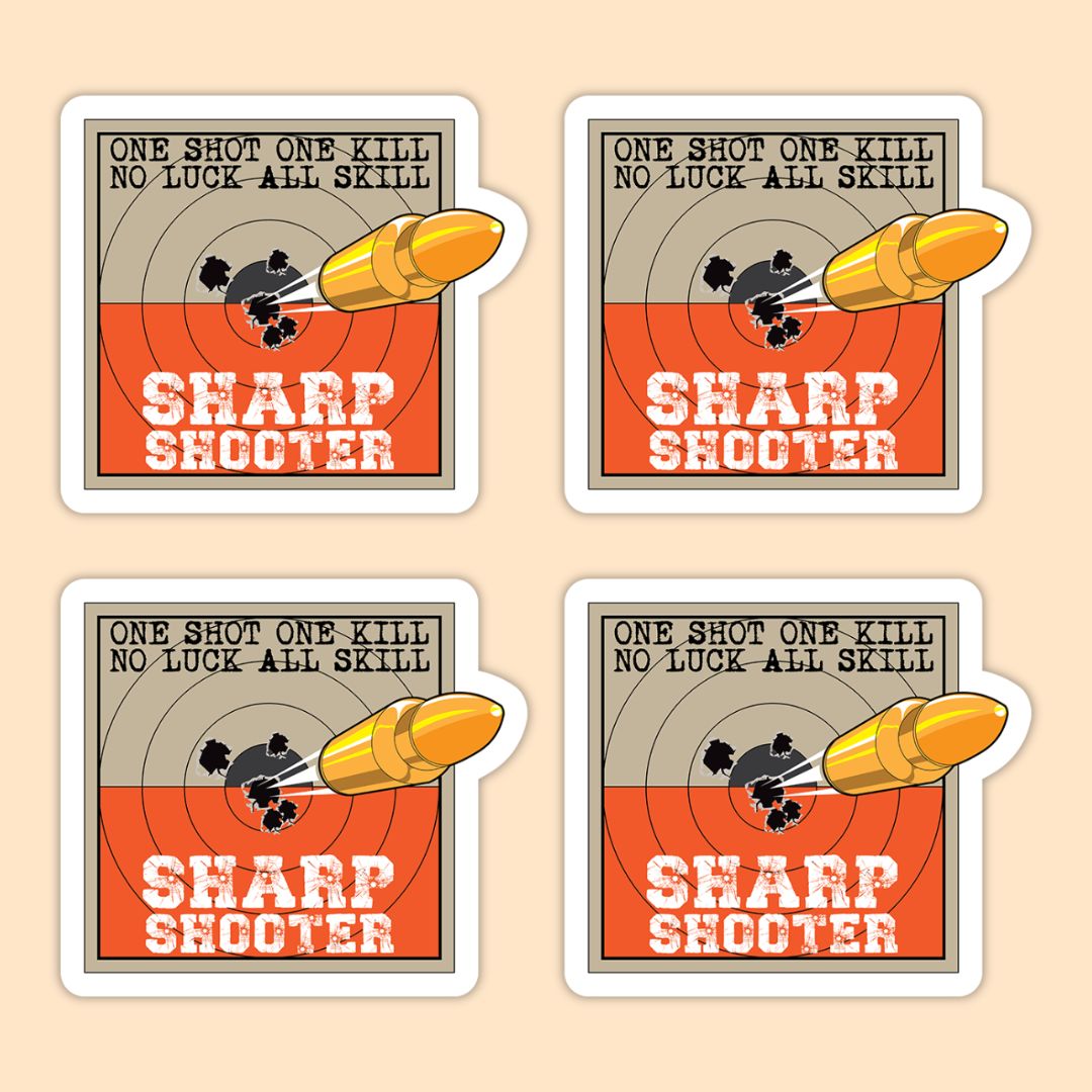 Shooter Vinyl Sticker