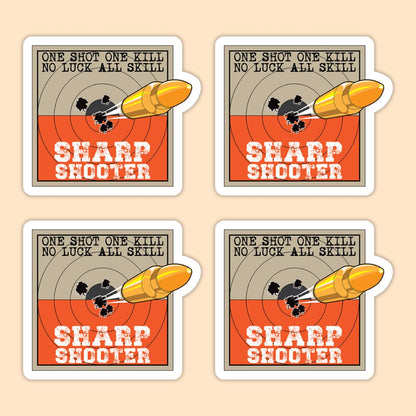 Shooter Vinyl Sticker