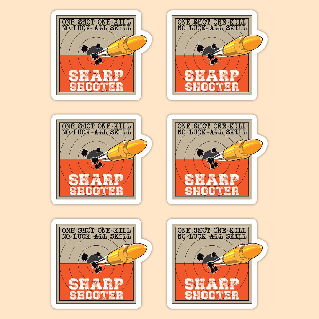 Shooter Vinyl Sticker