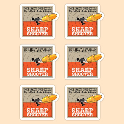 Shooter Vinyl Sticker