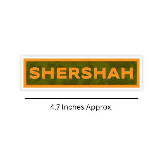 Shershah Name Tab Stickers Dimensions