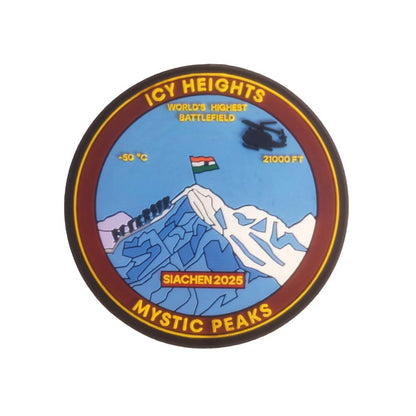 Siachen 2025 PVC Velcro Patch